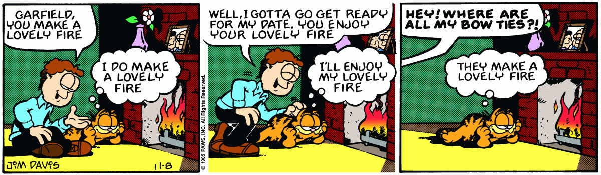 Garfield, November 8, 1985
