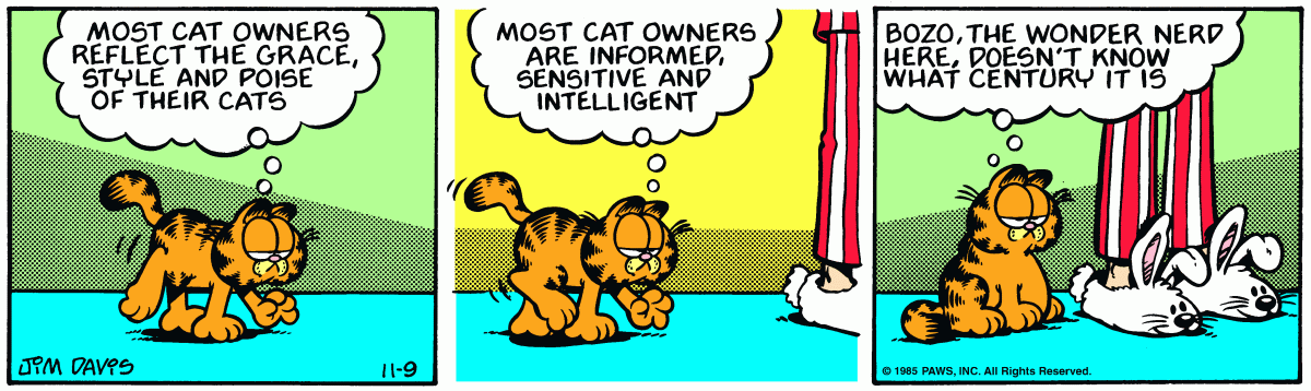 Garfield, November 9, 1985