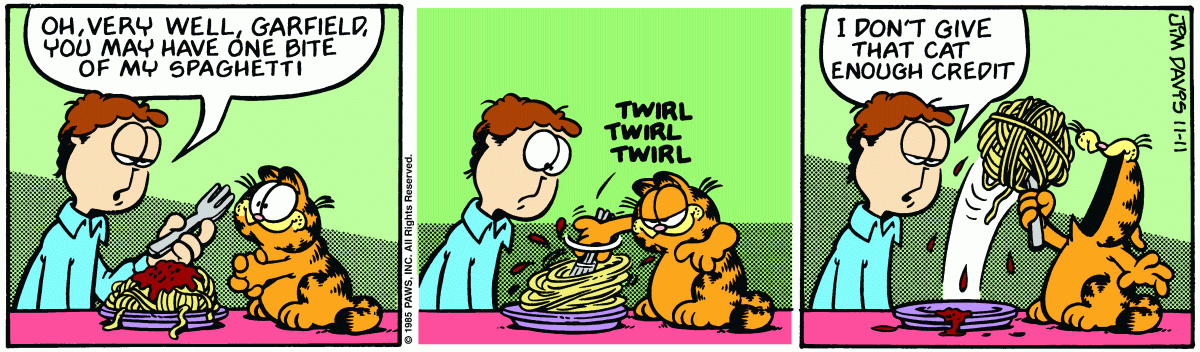 Garfield, November 11, 1985