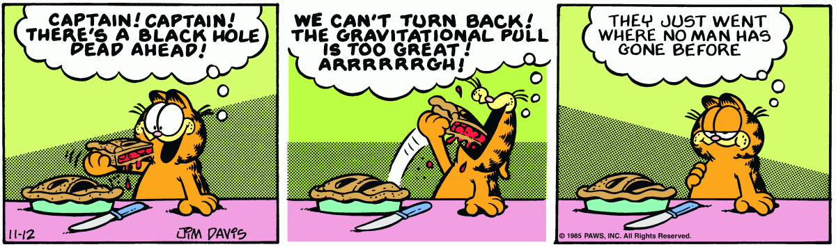 Garfield, November 12, 1985