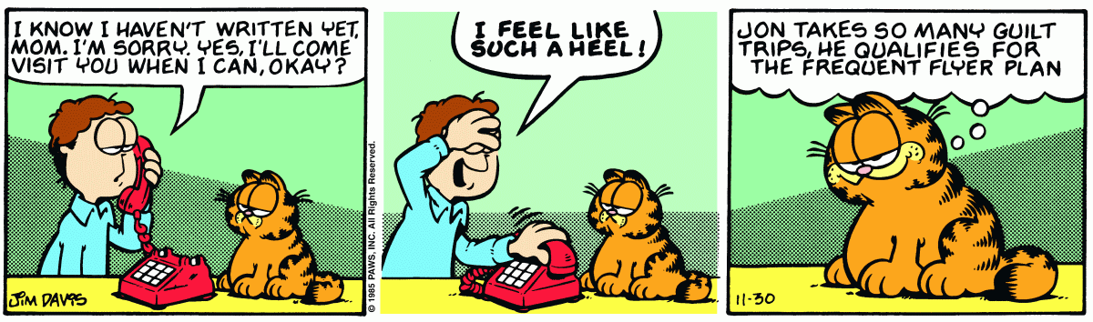 Garfield, November 30, 1985