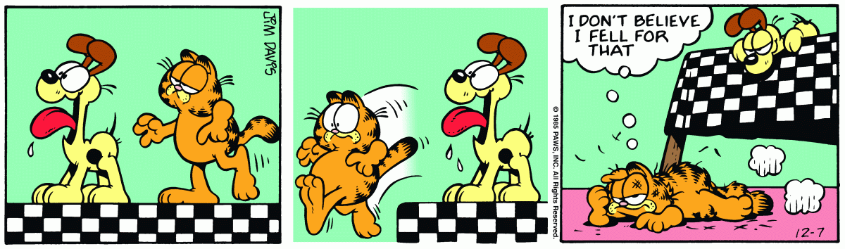 Garfield, December 7, 1985