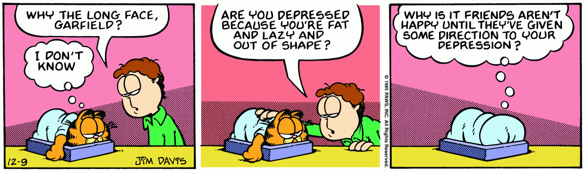 Garfield, December 9, 1985