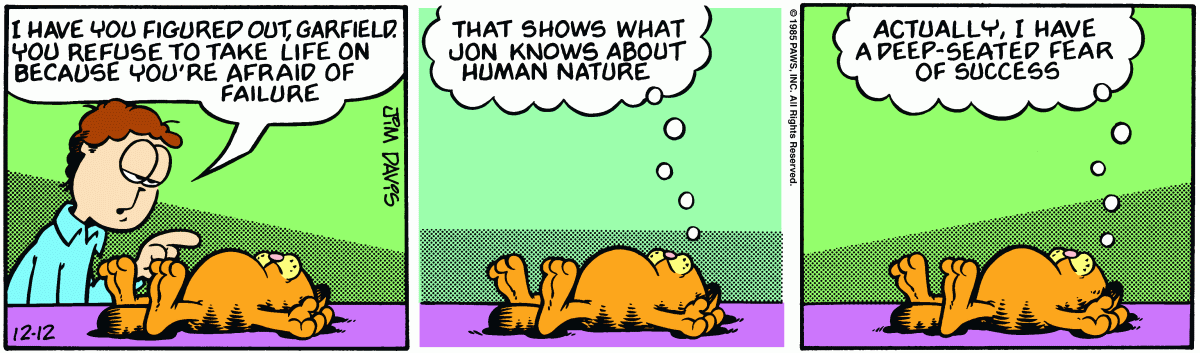 Garfield, December 12, 1985