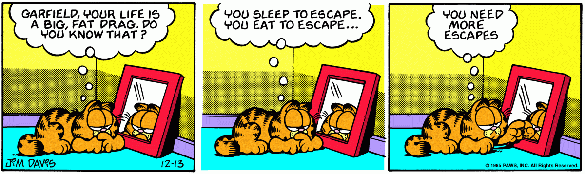 Garfield, December 13, 1985