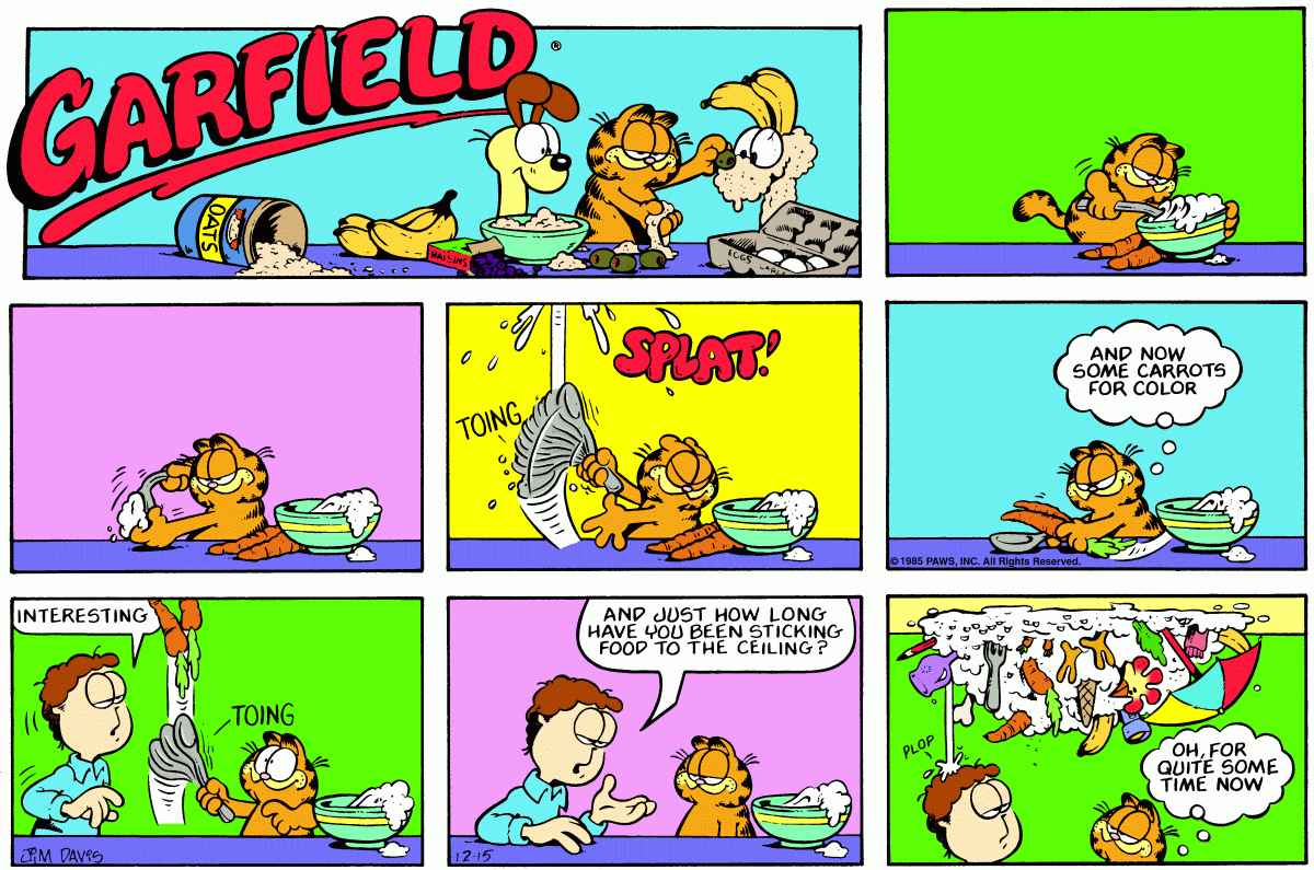 Garfield, December 15, 1985