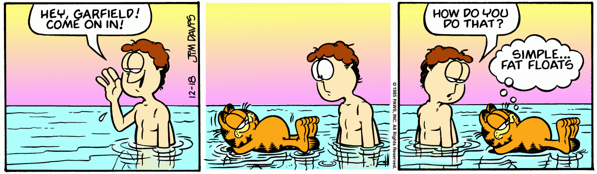 Garfield, December 18, 1985