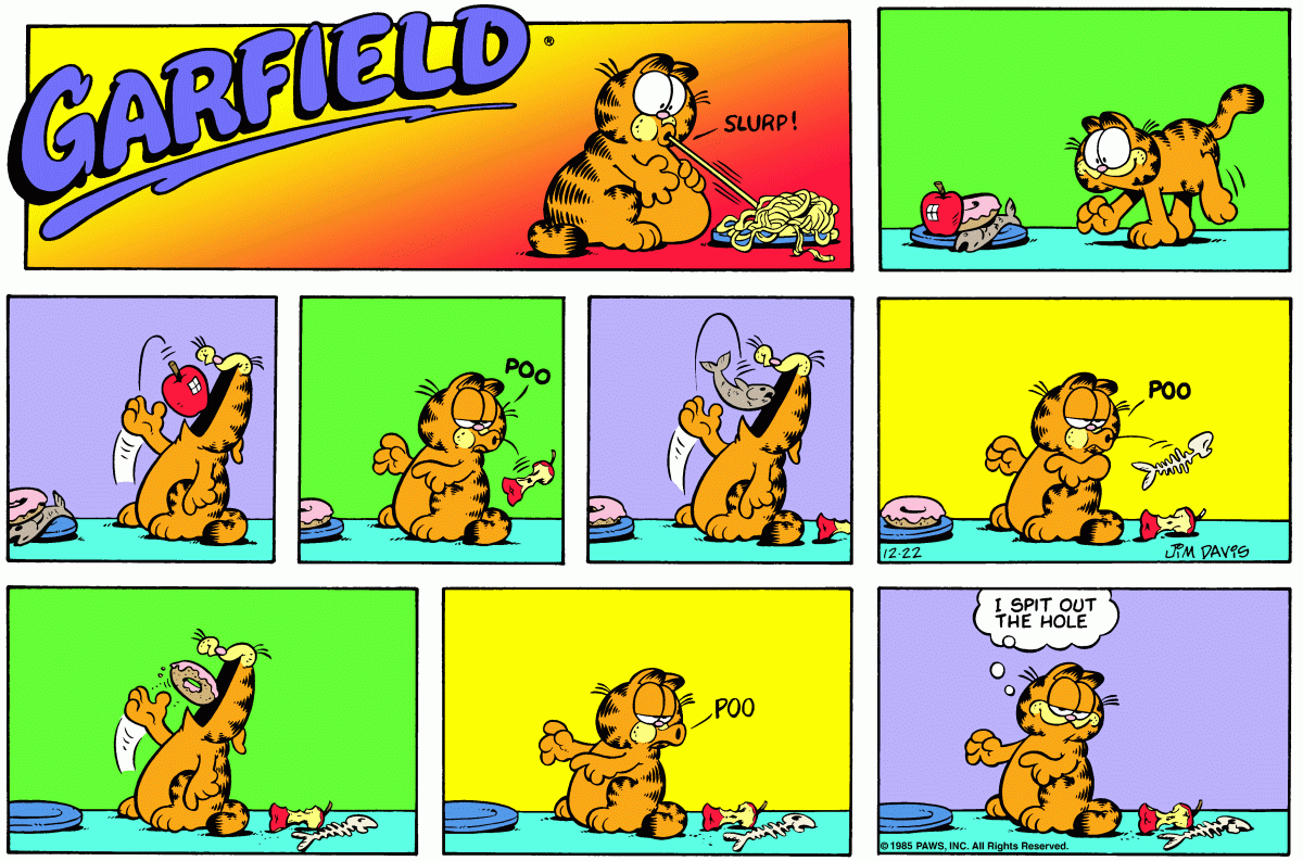 Garfield, December 22, 1985