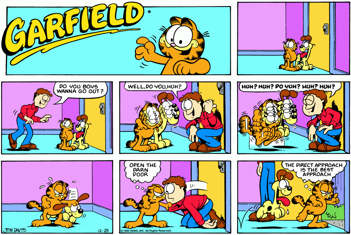 Garfield, December 29, 1985