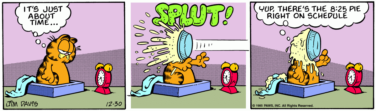 Garfield, December 30, 1985