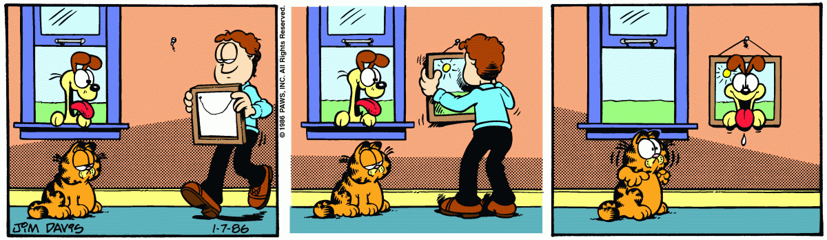 Garfield, January 7, 1986