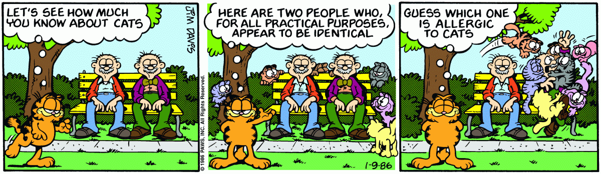 Garfield, January 9, 1986