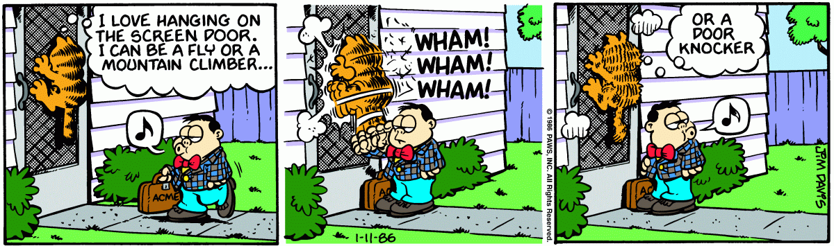 Garfield, January 11, 1986
