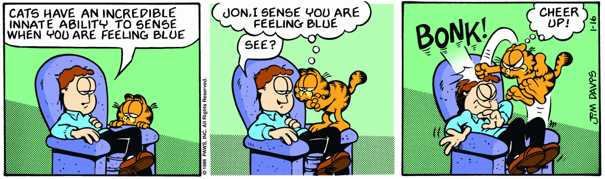 Garfield, January 16, 1986