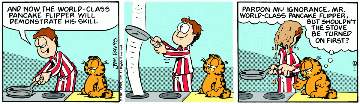 Garfield, January 18, 1986