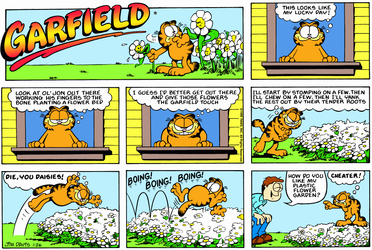 Garfield, January 26, 1986
