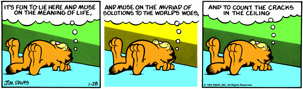 Garfield, January 28, 1986