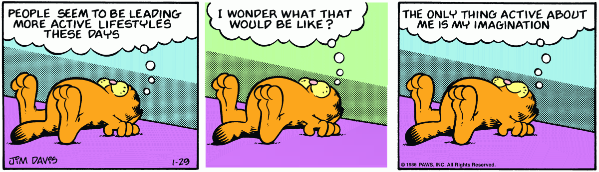 Garfield, January 29, 1986