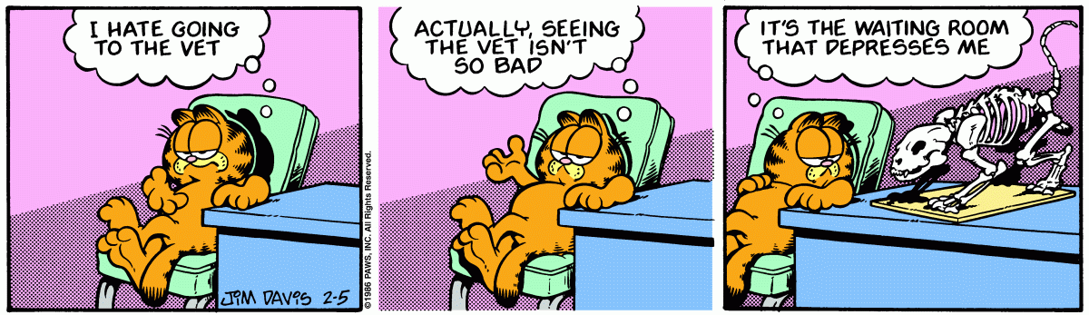 Garfield, February 5, 1986