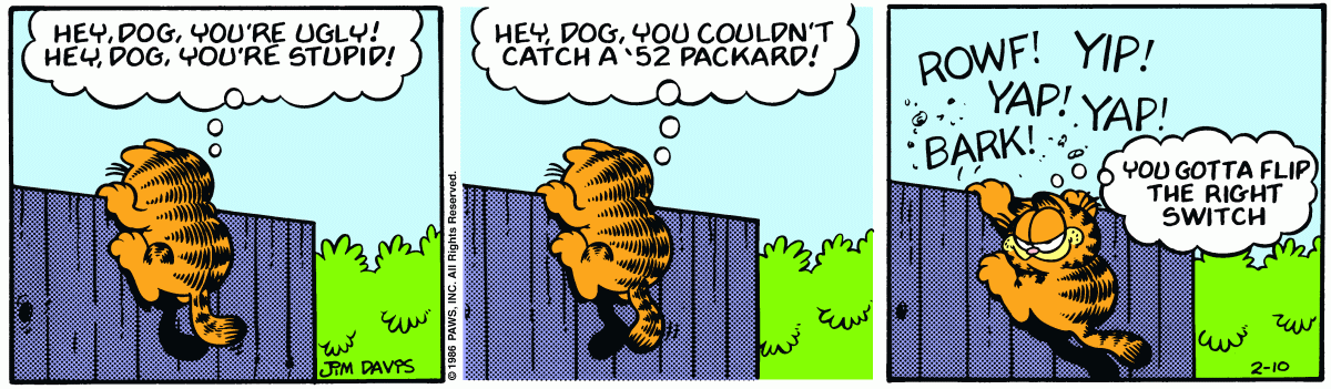 Garfield, February 10, 1986