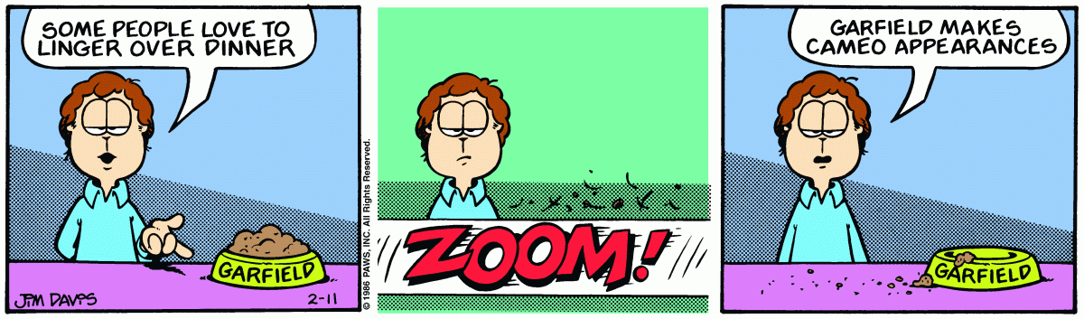 Garfield, February 11, 1986