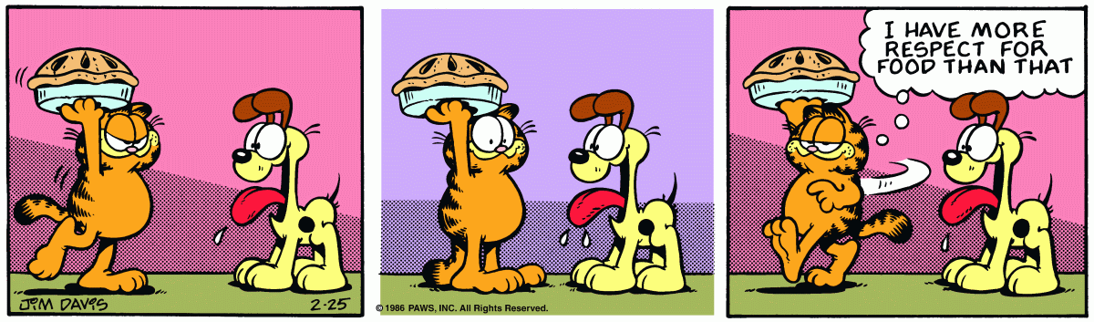 Garfield, February 25, 1986