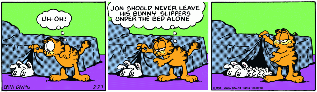 Garfield, February 27, 1986