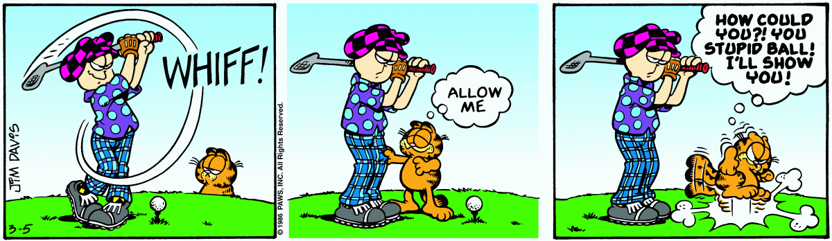 Garfield, March 5, 1986