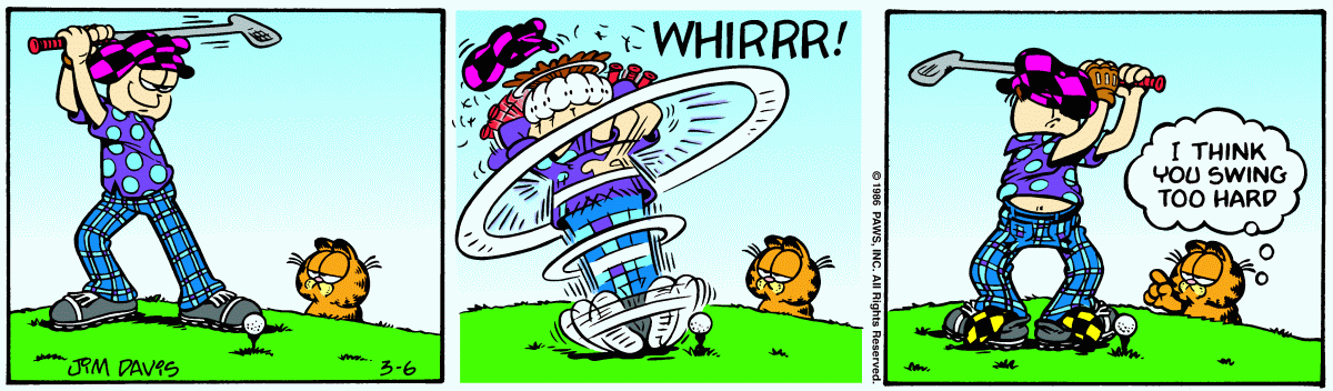 Garfield, March 6, 1986