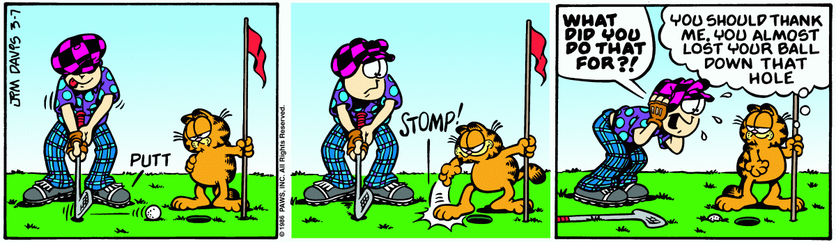 Garfield, March 7, 1986