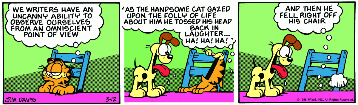 Garfield, March 12, 1986