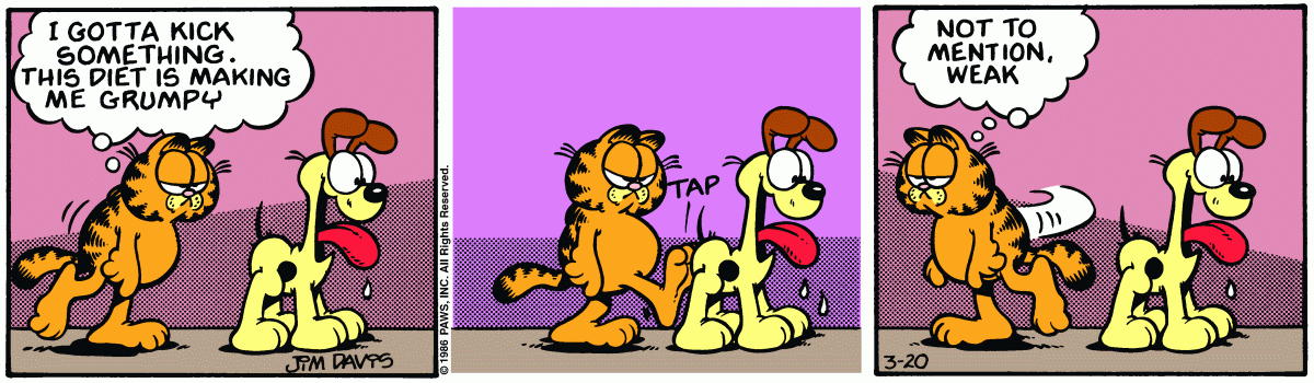 Garfield, March 20, 1986