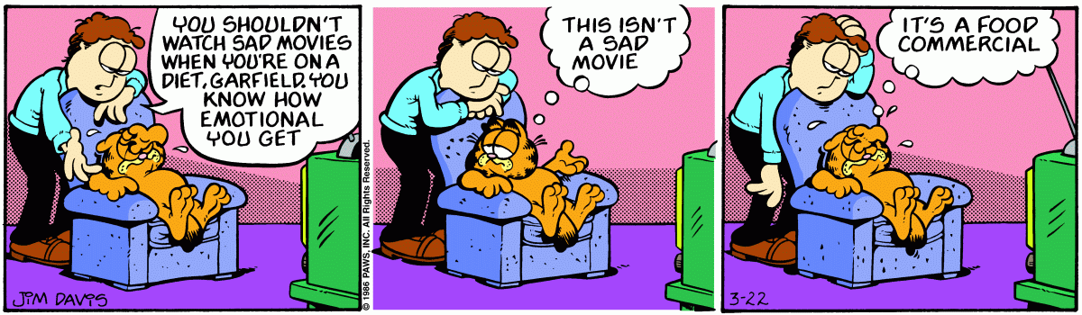 Garfield, March 22, 1986