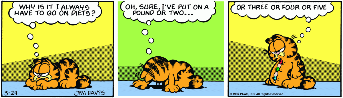 Garfield, March 24, 1986