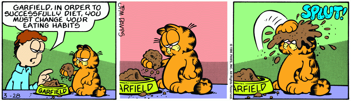Garfield, March 28, 1986