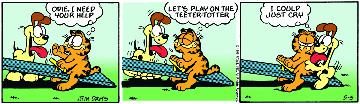 Garfield, May 3, 1986