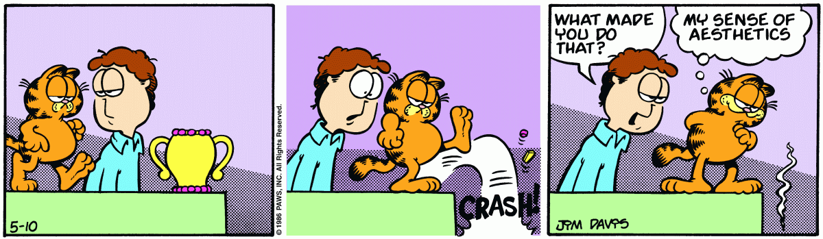 Garfield, May 10, 1986