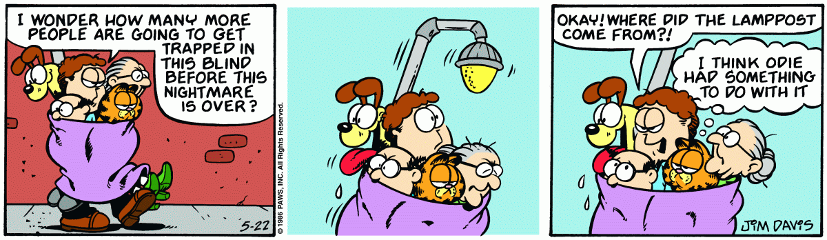 Garfield, May 22, 1986