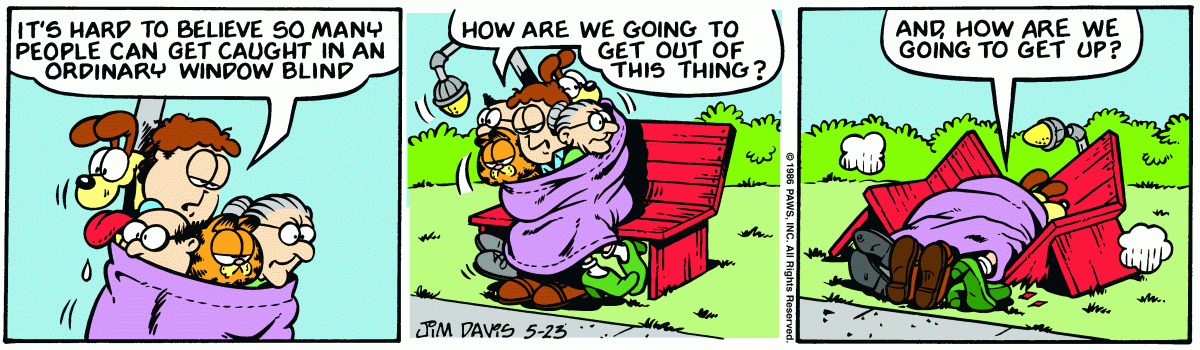 Garfield, May 23, 1986