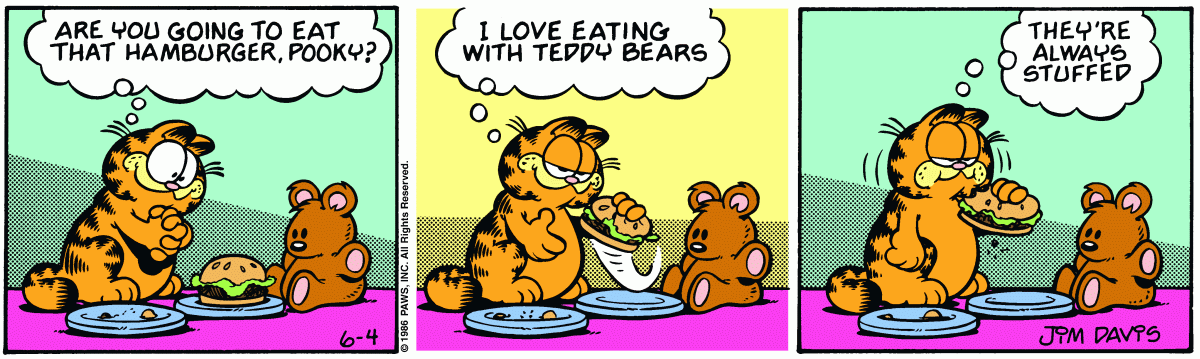 Garfield, June 4, 1986