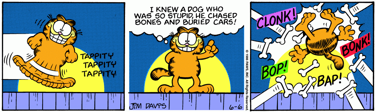 Garfield, June 6, 1986