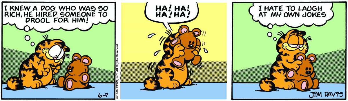 Garfield, June 7, 1986