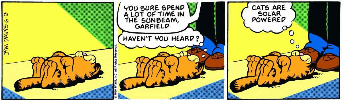 Garfield, June 9, 1986