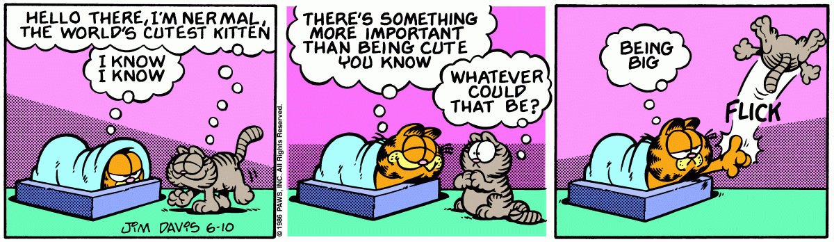 Garfield, June 10, 1986