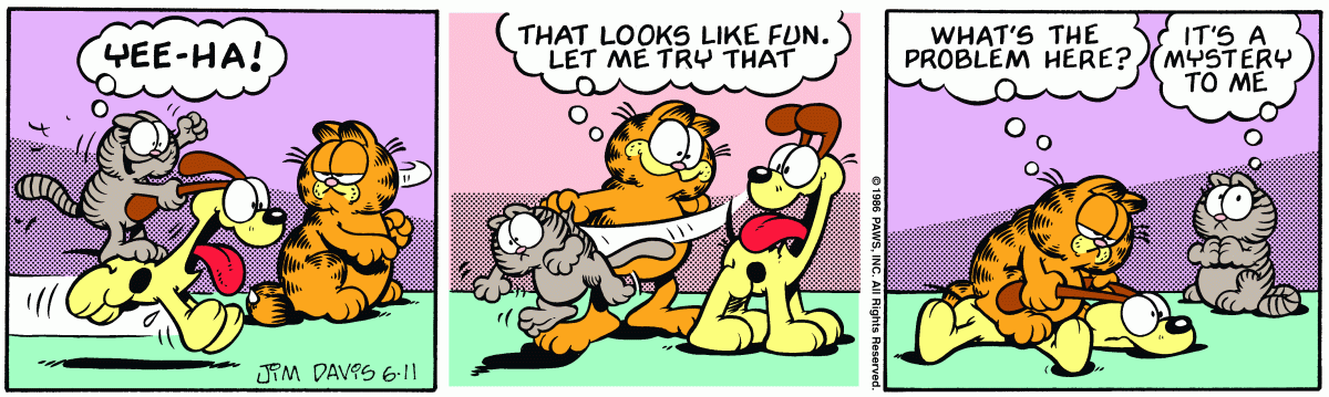 Garfield, June 11, 1986