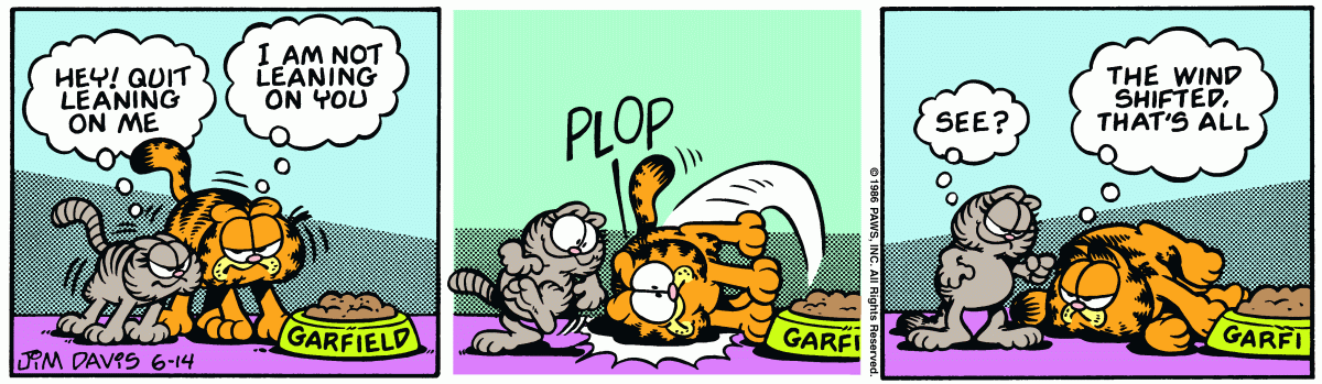 Garfield, June 14, 1986
