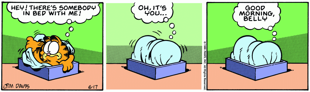Garfield, June 17, 1986