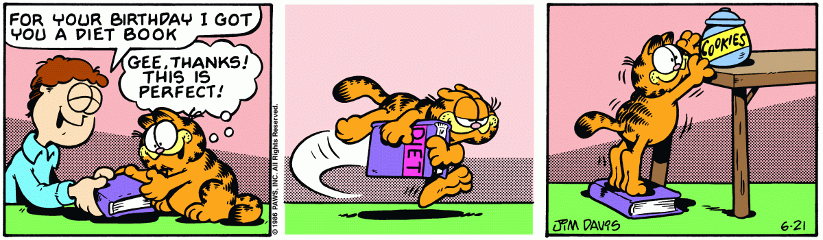 Garfield, June 21, 1986