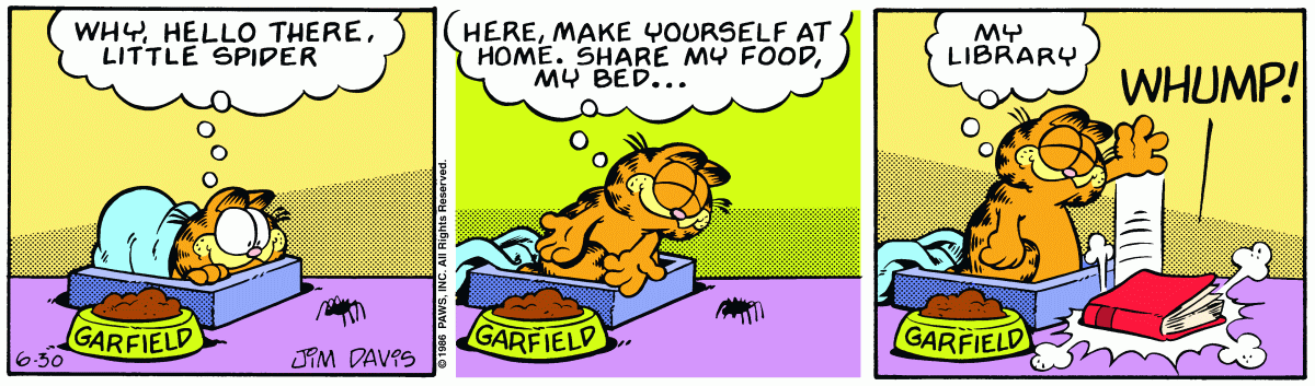 Garfield, June 30, 1986