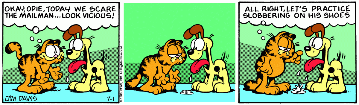 Garfield, July 1, 1986